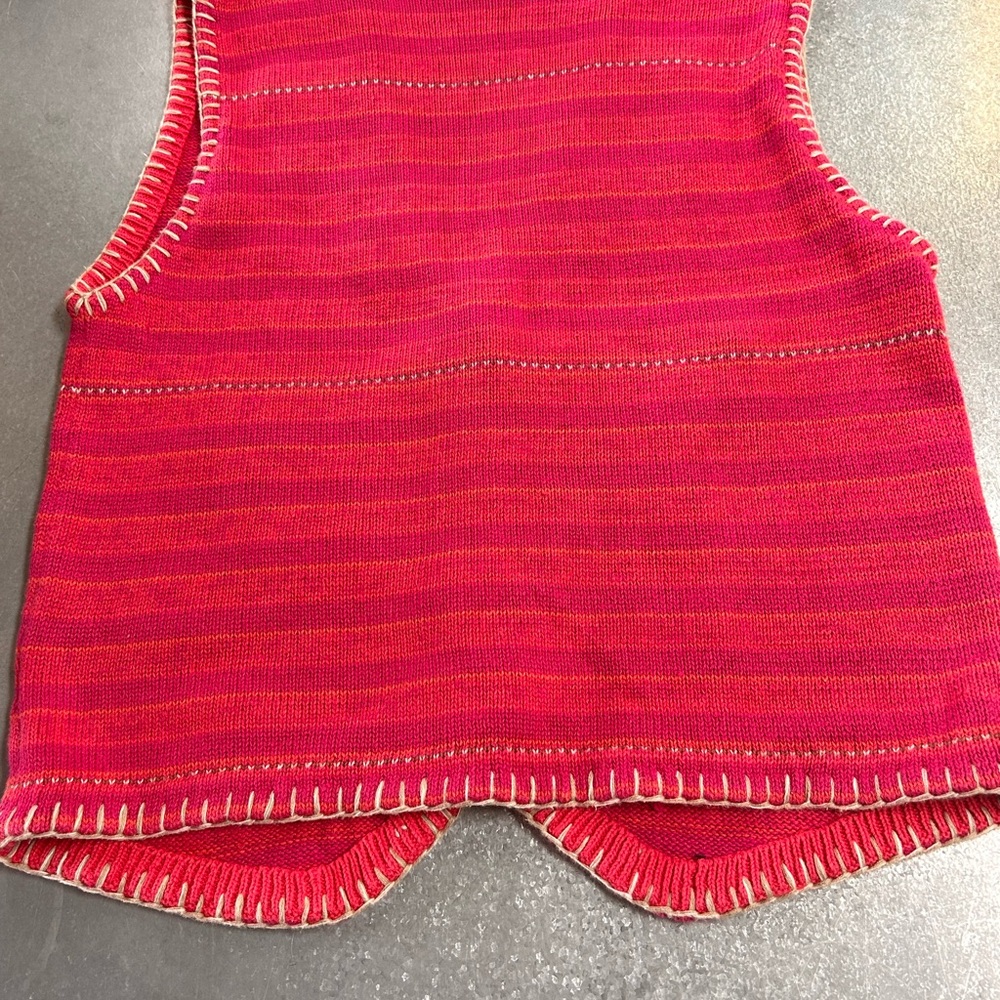 Vintage Sigrid Olsen embroidered beaded vest Large - Picture 5 of 7